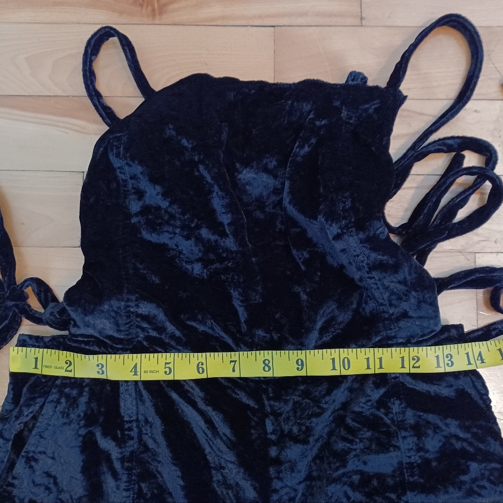 Free people black velvet jumpsuit - Picture 14 of 15